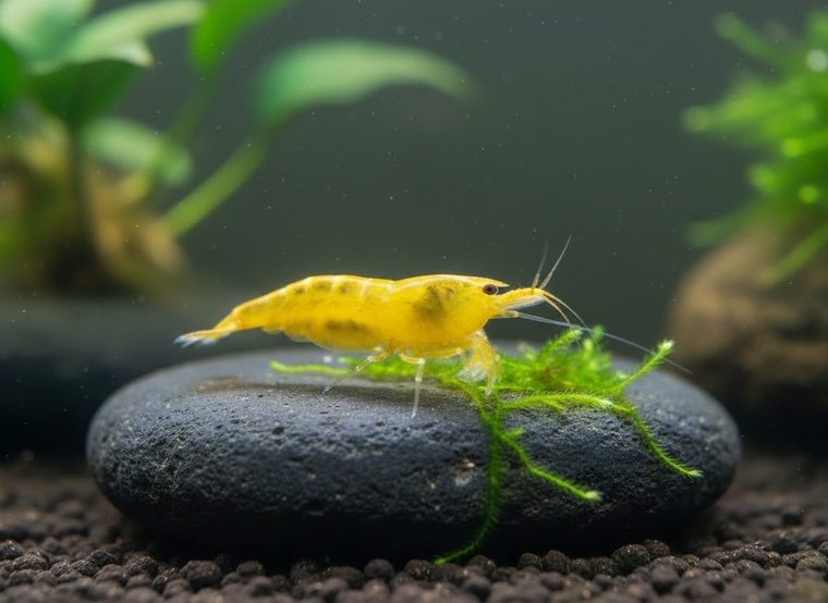 Yellow Fire Garnele (Neocaridina Gelb) — Neocaridina davidi
